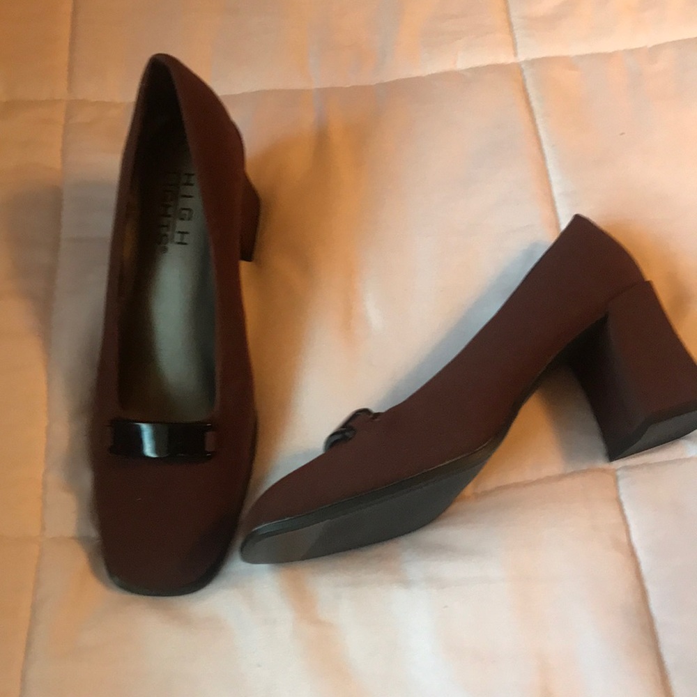 Dark brown heels